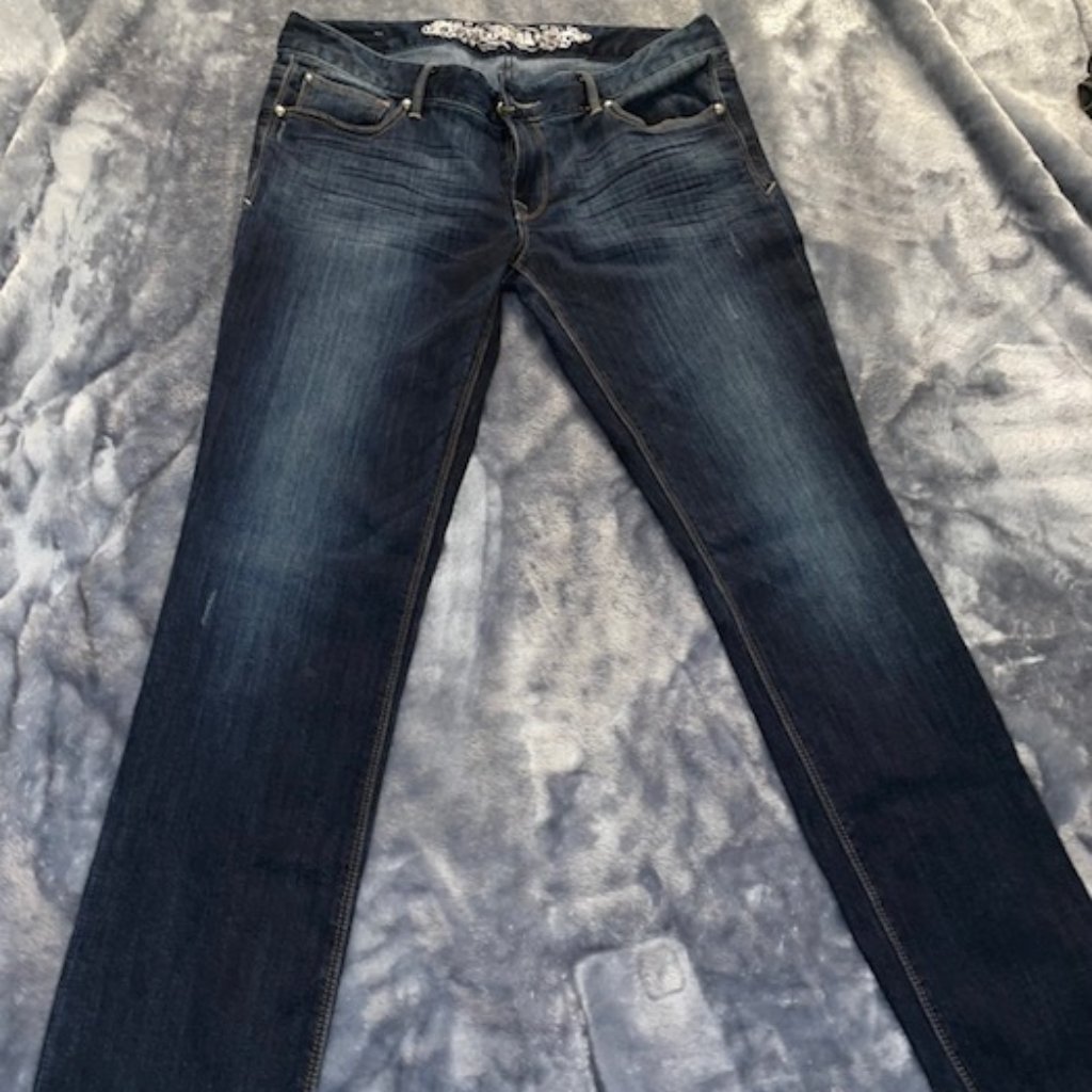 Express Brand Stella Dark Denim Skinny Jeans Express Brand Stella Dark Denim Skinny Jeans